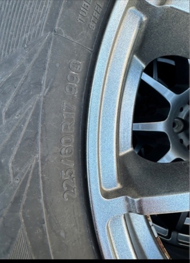 (運搬費込)TOYOスタッドレスタイヤ、タイヤホイール