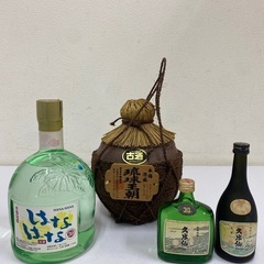 泡盛まとめ/はなはな30度720ｍｌ　琉球王朝30度900ｍｌ甕　ミニボトル2本　♯30707の画像
