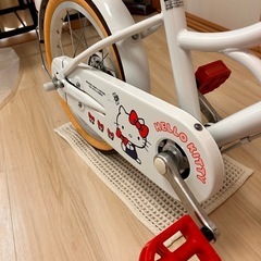 （お取引終了）★子供自転車★ハローキティ★16インチ★中古の画像