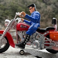 アメリカンハーレーバイカーオブジェ