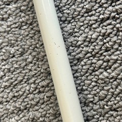 突っ張り棒　つっぱり棒　3本　白　茶　花柄の画像