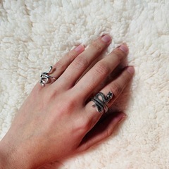 【新品】スネークリング４点セットの画像