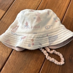 ジェラートピケ  キッズ帽子