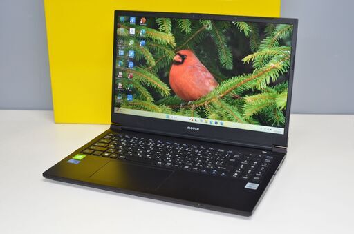 中古ノートパソコン MOUSE K5-i7CMLABW11 Windows11+office 爆速SSD512GB Core i7-10750H/メモリ16GB/15.6インチ/MX350/WEBカメラ/無線内蔵