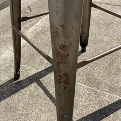 鉄錆び☆カウンターチェア①の画像