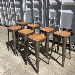 鉄錆び☆カウンターチェア①の画像