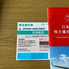 JAL株主優待券
