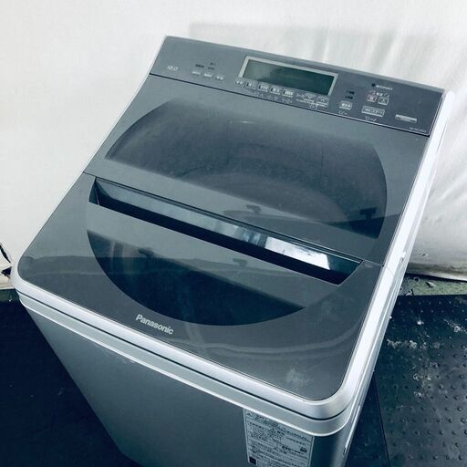 ID:sg219073 パナソニック Panasonic 洗濯機 ファミリー 中古 2020年製 全自動洗濯機 12.0kg シルバー 送風 乾燥機能付き NA-FA120V2-S  【リユース品：状態B】【送料無料】【設置費用無料】