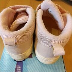 ASICS キッズシューズ 13.5cm ハイカット ピンクの画像
