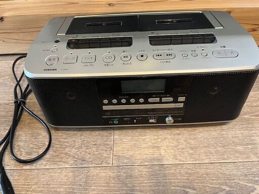 23日まで限定価格！TOSHIBA 東芝 CDラジカセ ダブルカセット TY-CDW99  2019年製