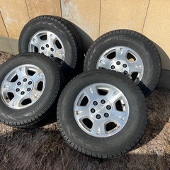 取引中アバランチ純正ホイール　スタッドレス付き　17×7.5 1...