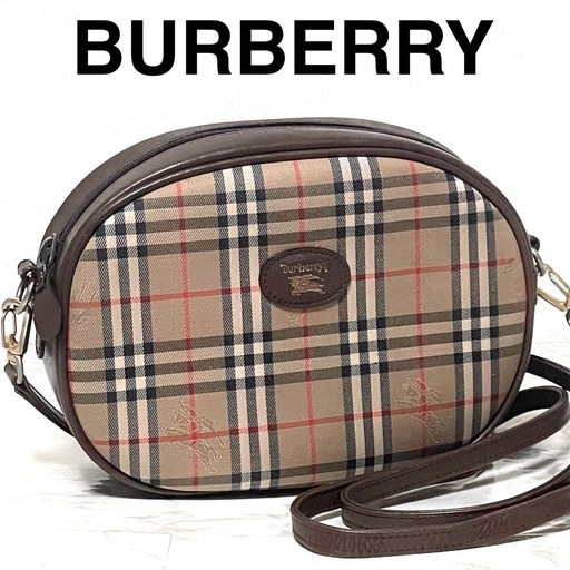 BURBERRY バーバリー ショルダーバッグ ノバチェック シャドーホース