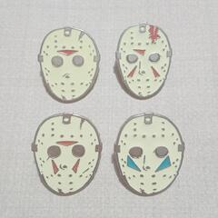 【13日の金曜日】ピンバッヂ４個