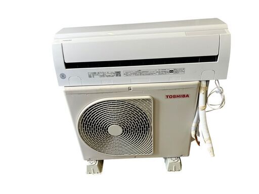 TOSHIBA 東芝 ルームエアコン RAS-K221M(W) 2023年製 2.2kw 動作確認済 美品　直接引取大歓迎‼　地域限定有料配送サービスあり‼