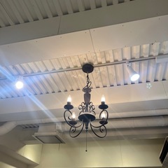 シャンデリア　おしゃれ　茶色　ブラウン　アンティークの画像