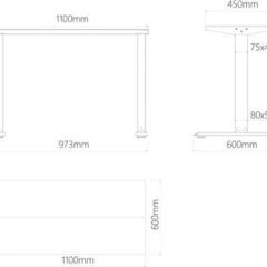 【決まりました】引っ越しのため電動昇降式のpcデスクを売ります。の画像
