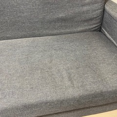 【無料】座面収納付きソファ　2人がけの画像