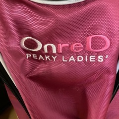 OnreD レディース キャディバッグ ピンクの画像