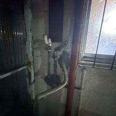 給湯器　16号　取り付けて