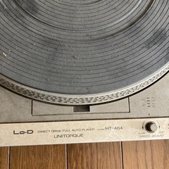 【ジャンク)Lo-D  レコードプレーヤー レトロの画像