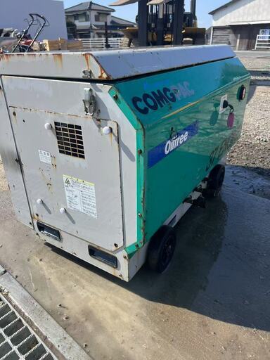 【福岡県みやま市】アネスト岩田　エンジンコンプレッサー　COMGPAC　37ENGINE　セル始動確認済み　動作確認済み　カギあり