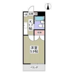 💜💙初期費用5万円パック＆フリーレント1ヶ月付き💙💜駐車場空きあ...