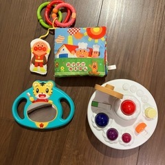 こどもちゃれんじ　はみがきミラー、ホールケーキ、アンパンマンおで...