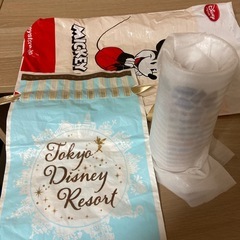 ディズニーシー　アリエルのグラス　& ギフト用の袋の画像