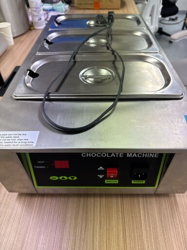 横浜市都筑区　引き取り限定　チョコレート溶融鍋 0-80℃デジタル式 チョコ／バター12KG溶かす