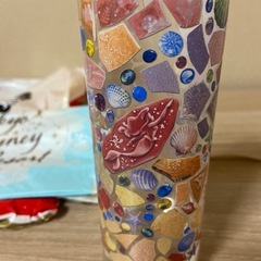 ディズニーシー　アリエルのグラス　& ギフト用の袋の画像