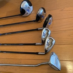 ジュニア　キャロウェイ Callaway キッズ用 セット　ゴルフクラブセット　ゴルフバッグ　クラブセット　青の画像