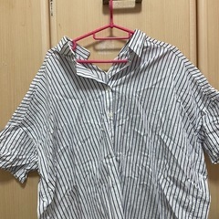 アダムエロペ　ストライプ　シャツ