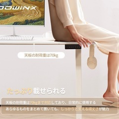 昇降式 デスクの画像