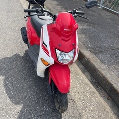 【車やバイクと交換可】ホンダHONDAクリックCLIQ110 スクーター1番人気・希少の赤　ボックス付の画像