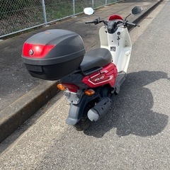 【車やバイクと交換可】ホンダHONDAクリックCLIQ110 スクーター1番人気・希少の赤　ボックス付の画像
