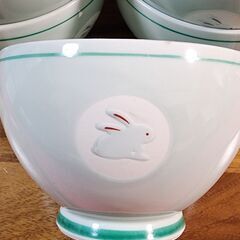 ウサギのどんぶり差し上げます。の画像