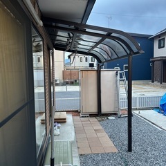 【お譲り先決定 】アルミ　テラス屋根 バルコニー  自転車置場の画像