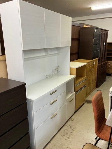 ☆値下げ☆A2503-597 キッチンボード 上下2分割 固定ネジ有り キズ汚れ有り