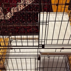 Richell キャットケージ 2段式 リラックスCサークル BR S