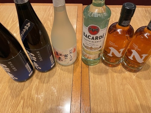 代理出品、日本酒と焼酎など6本