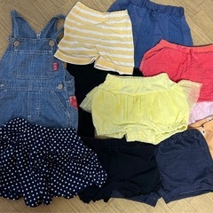 80サイズ　女の子　いろいろ　夏物　半袖の画像