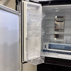 めちゃ安！ 22770 大容量6D冷蔵庫 自動製氷 観音開きドア ガラストップ