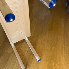 DIYハンドメイド天然木スタンドデスクの画像