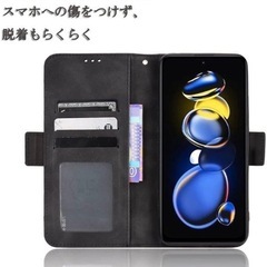 For Redmi Note 12T Pro 5Gケース手帳型の画像