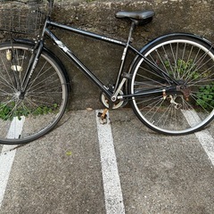 中古　パンク自転車
