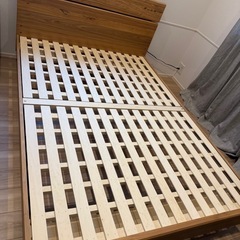 Gioak ダブルベッドフレーム ナチュラル