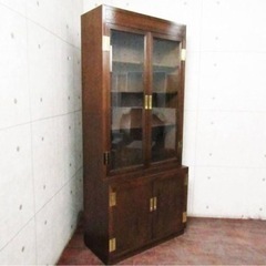 定価71万円‼️■domani/ドマーニ/最高級■Morganton/モーガントン■飾り棚/食器棚の画像