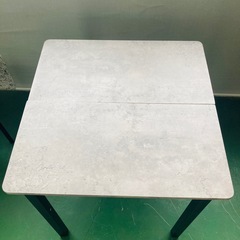 2人掛け ダイニングテーブルセット　3点セット　モダンの画像