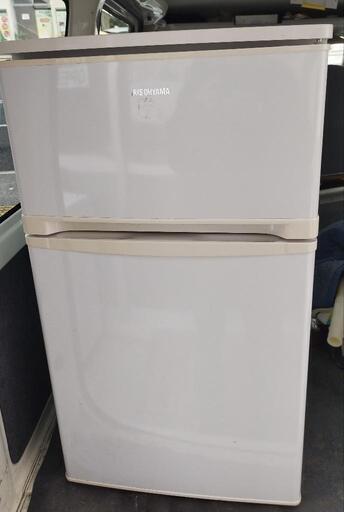 【運搬無料】ｱｲﾘｽｵｰﾔﾏ冷蔵庫81㍑2ﾄﾞｱ