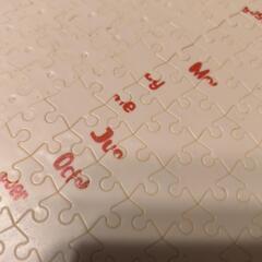 ミッキーマウス　カレンダーパズル　万年カレンダーの画像